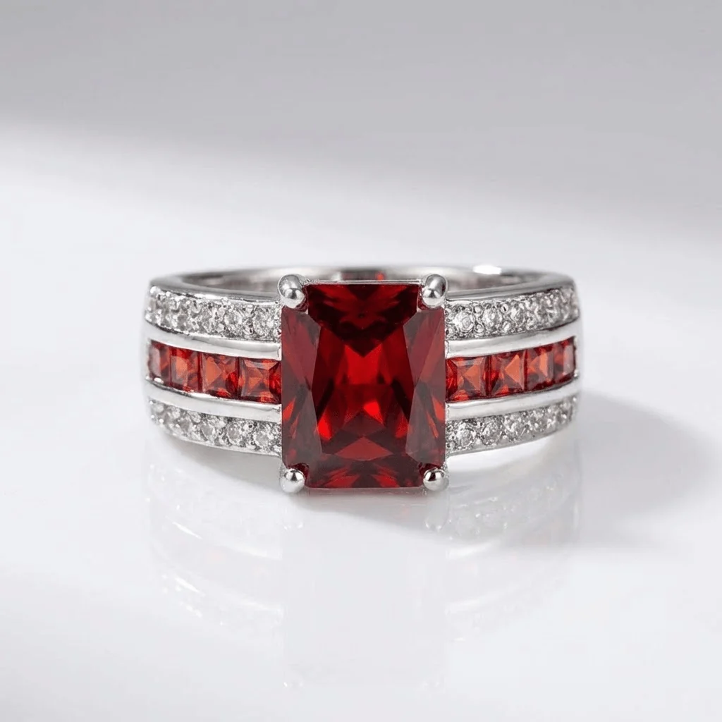 GEMSTONE VINTAGE RING - Image 3
