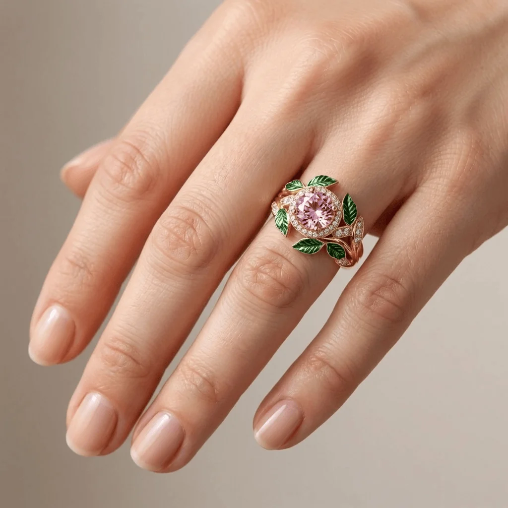 GOLD ENCHANTED GARDEN RING - Image 2