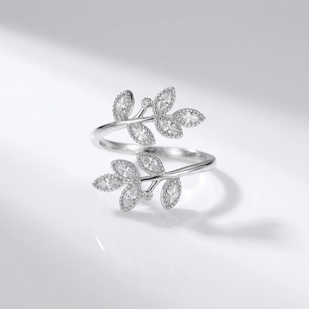 GOLD LEAF WRAP RING - (ADJUSTABLE) - Image 3
