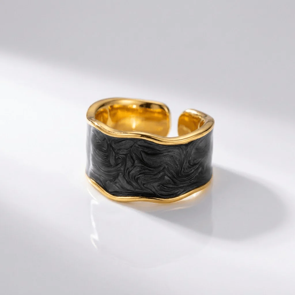HANDMADE ART VINTAGE RING - (ADJUSTABLE) - Image 3
