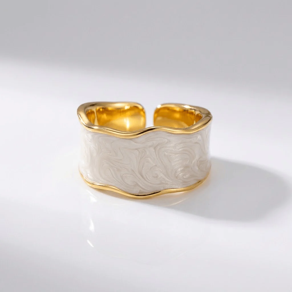 HANDMADE ART VINTAGE RING - (ADJUSTABLE) - Image 5