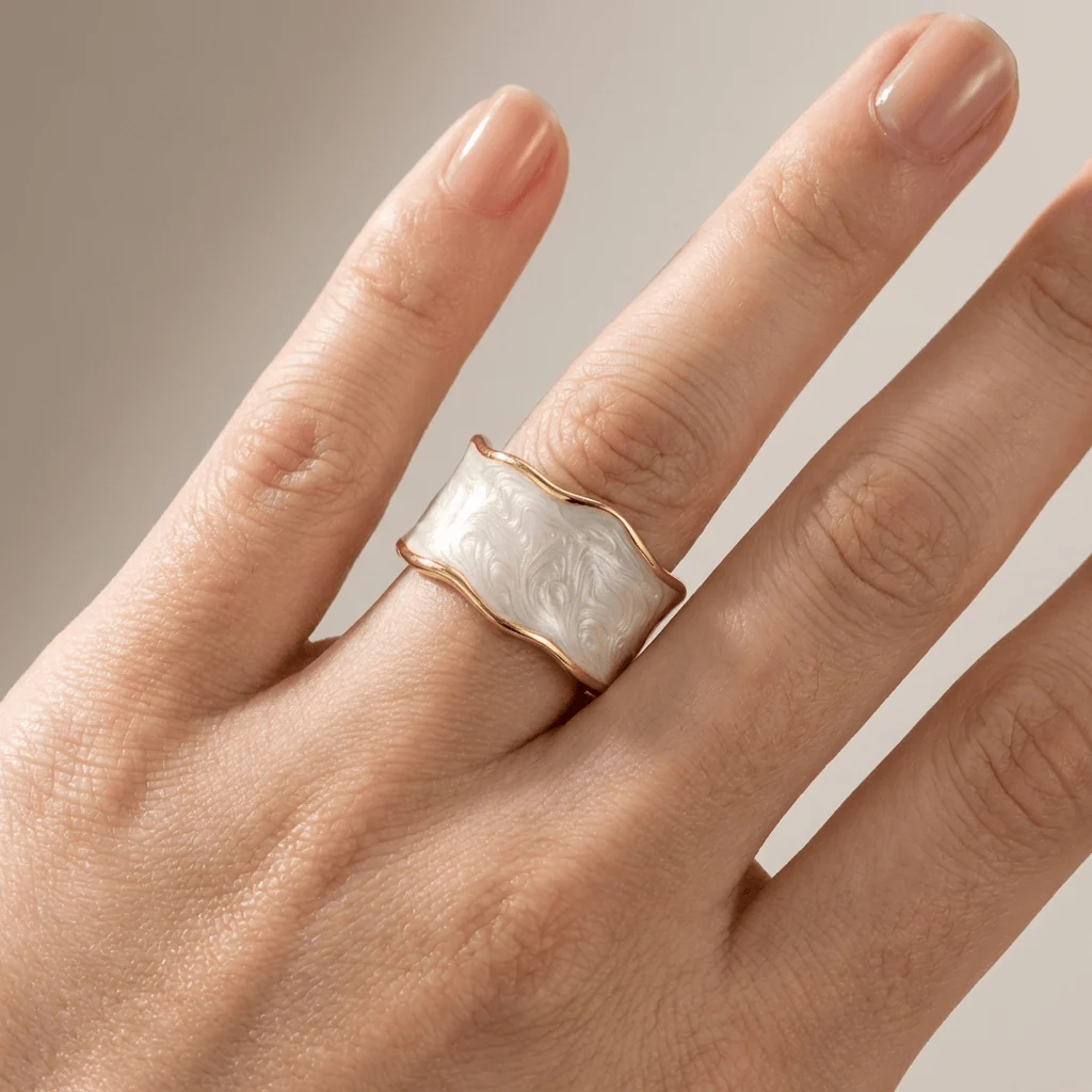 HANDMADE ART VINTAGE RING - (ADJUSTABLE) - Image 6