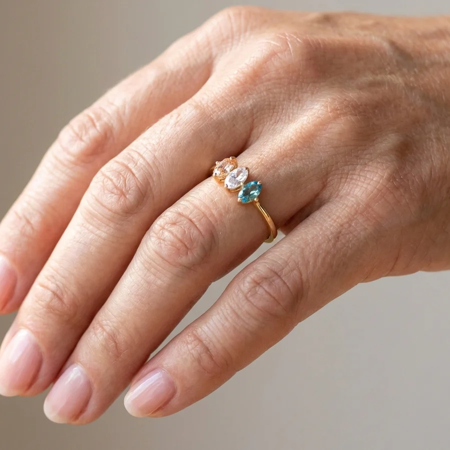 GOLDEN TRIO RING - Image 2