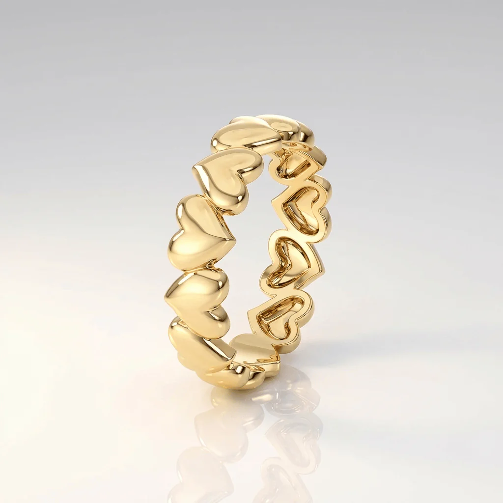 HEART OF ETERNITY BAND RING - Image 5