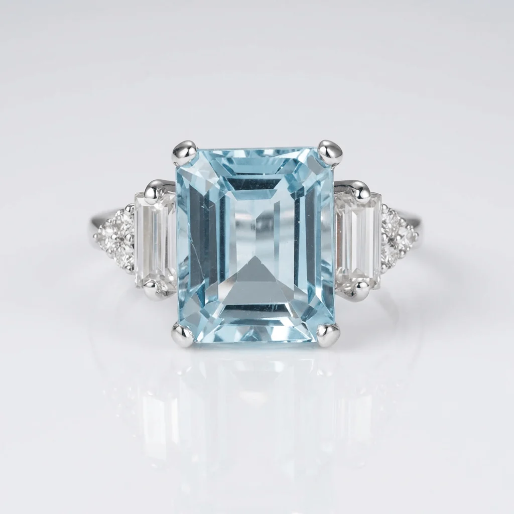 SILVER DIAMOND TRIO RING - Image 5
